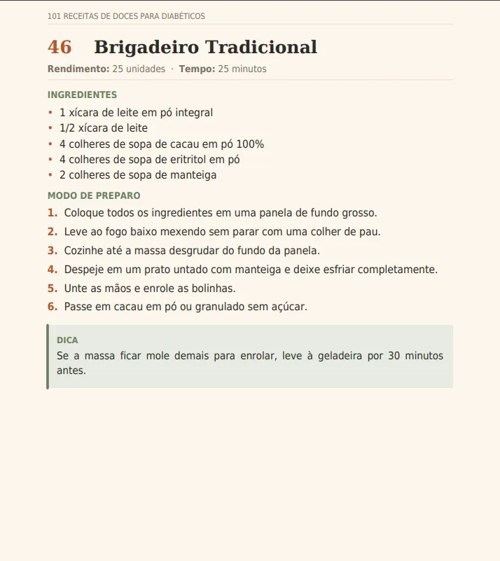 Brigadeiro tradicional